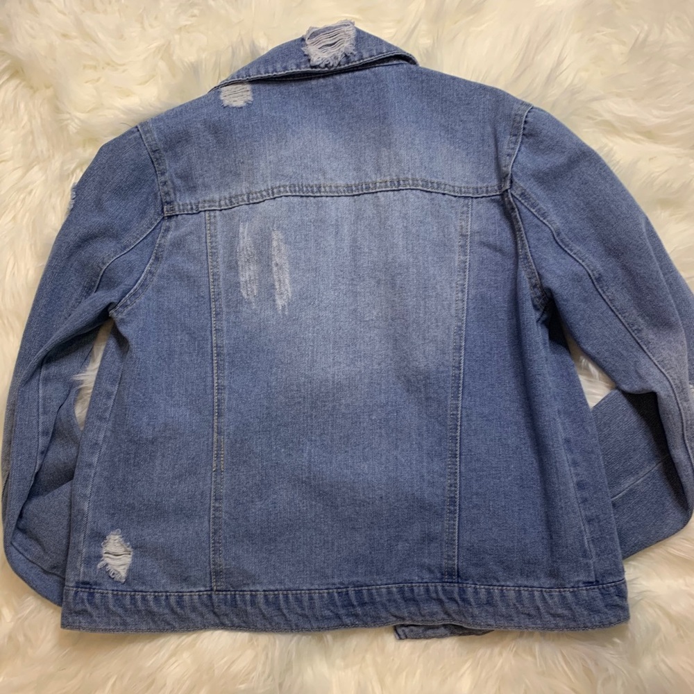 CISONO Ripped Jean Jacket - Picture 2 of 4